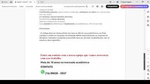 MAPA   ESOFT   PROGRAMAÇÃO DE SISTEMAS II   54 2025