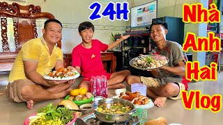 Hòa Thượng Hảo Hán Thử Thách 24H Đại Náo Nhà Chú An | 24 Hour Challenge | Anh Hai Vlog