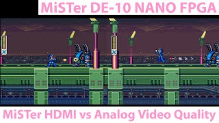 MiSTer FPGA DE-10 - HDMI Video Out vs Analog Video Out - Quality Comparison
