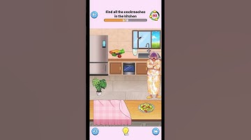 Brain Up: Drama puzzle game - Level 15 - Find all the cockroaches in the kitchen.