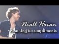 A compilation of Niall Horan reacting to compliments