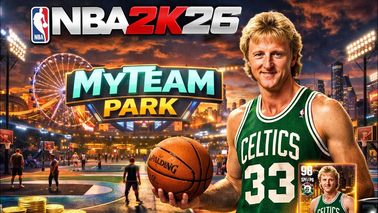 Larry Bird Steps Into NBA 2k26 MyTeam Park 