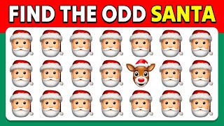 Spot the Odd One Out Christmas Emojis (40 Christmas Emoji Puzzles) screenshot 3