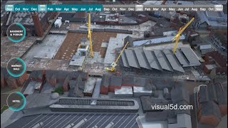 Construction animation for bid presentations