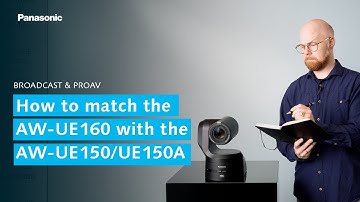 How to match the AW-UE160 with the AW-UE150/UE150A