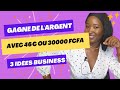 Comment lancer un business avec 30000 fcfa ou 46