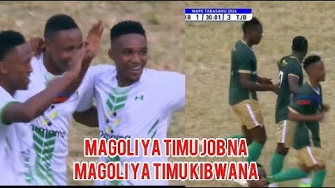 TAZAMA MAGOLI YOTE TIMU JOB NA TIMU KIBWANA /MOROGORO MSUVA/ DUBE/INJINIA HERSI WAPE TABASAMU