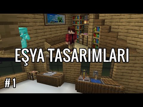 Minecraft: Mobilya ve Eşya Tasarımları #1