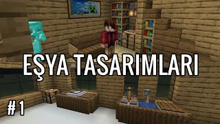 Minecraft: Mobilya ve Eşya Tasarımları #1