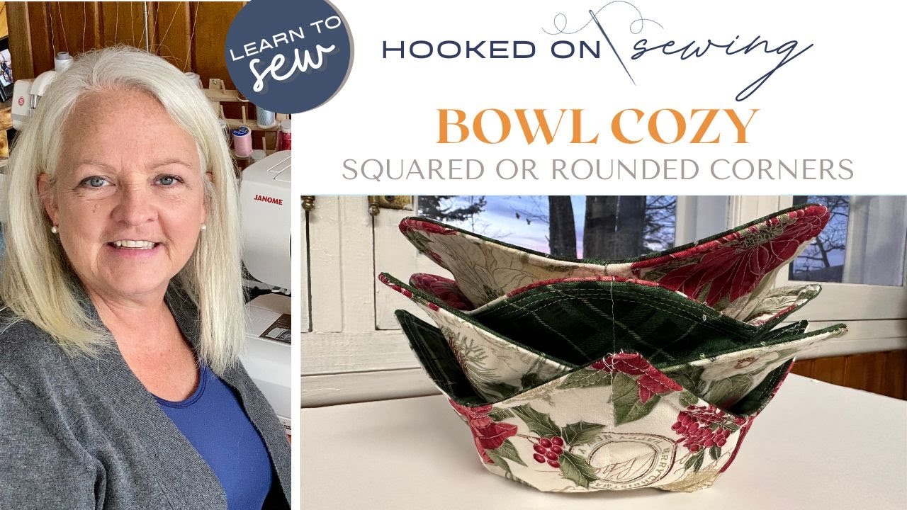 Microwave Bowl Cozy Tutorial with Free Pattern 