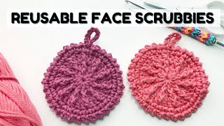 How to Crochet Reusable Face Scrubbies | Easy Project