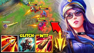 THIS CAITLYN BUILD MAKES YOUR BULLETS GLITCH! (EVERY AUTO SPLASHES 6 TIMES)