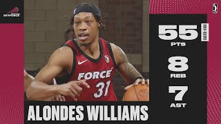 Alondes Williams (55 PTS, 8 REB, 7 AST) And Cole Swider (37 PTS & 12 REB) Power Massive Skyforce Com