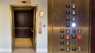 Modded Dover Hydraulic Elevator @ 255 E Westminster - Lake Forest, IL.