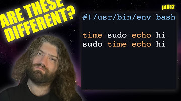 Order of commands on the Unix Shell - You Suck at Programming #012