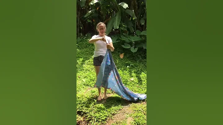 How to tie a sarong