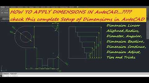 How To Create Dimension in AutoCAD Part -1