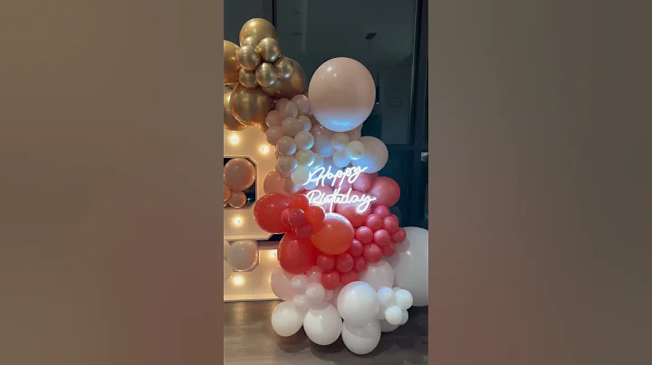 Marquee number + Balloons 🎈 #torontoevents #torontoevents #marquee #birthday #birthdaycelebration