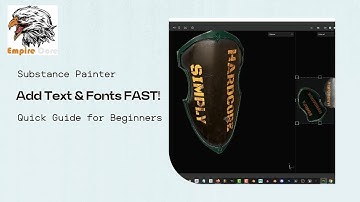 Quick & Easy Way to Add Text and Fonts in Substance Painter!