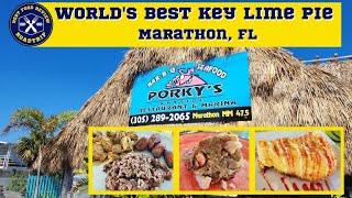 Food review for Porky’s Bayside Restaurant & Marina | Marathon, FL