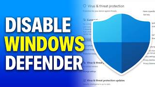 How to Disable Windows Defender - Turn Off Windows Defender on Windows 11