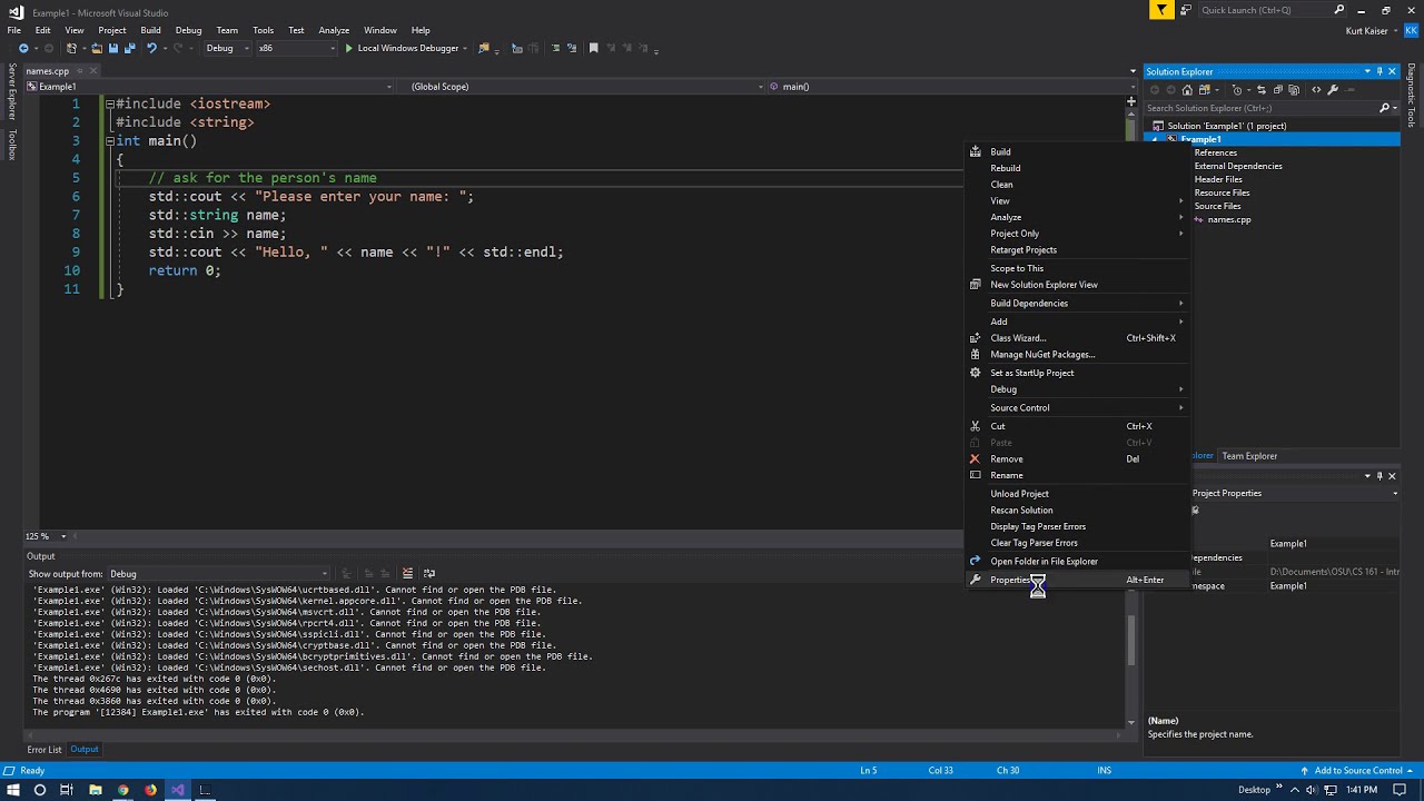 Tutustu 52+ imagen visual studio keep console open