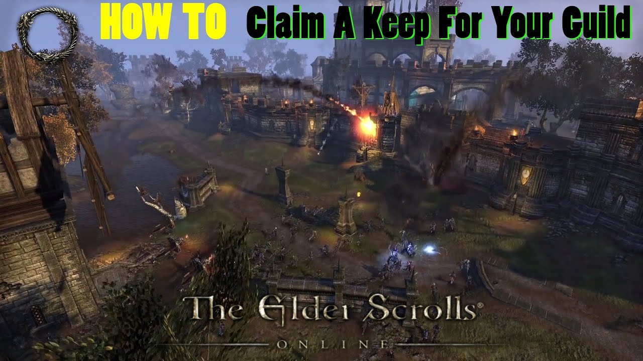 ESO How To Claim A Keep For Your Guild! YouTube