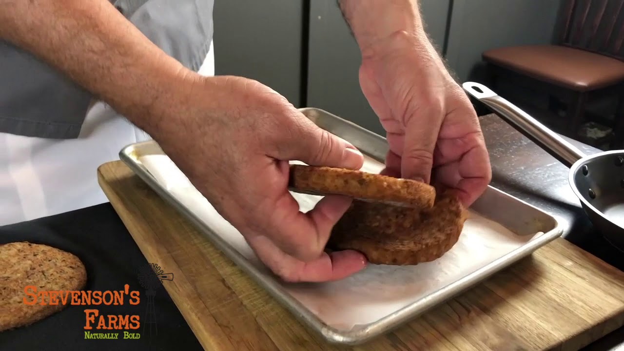How to Prepare Stevenson's Farms Vegetarian & Vegan Patties YouTube
