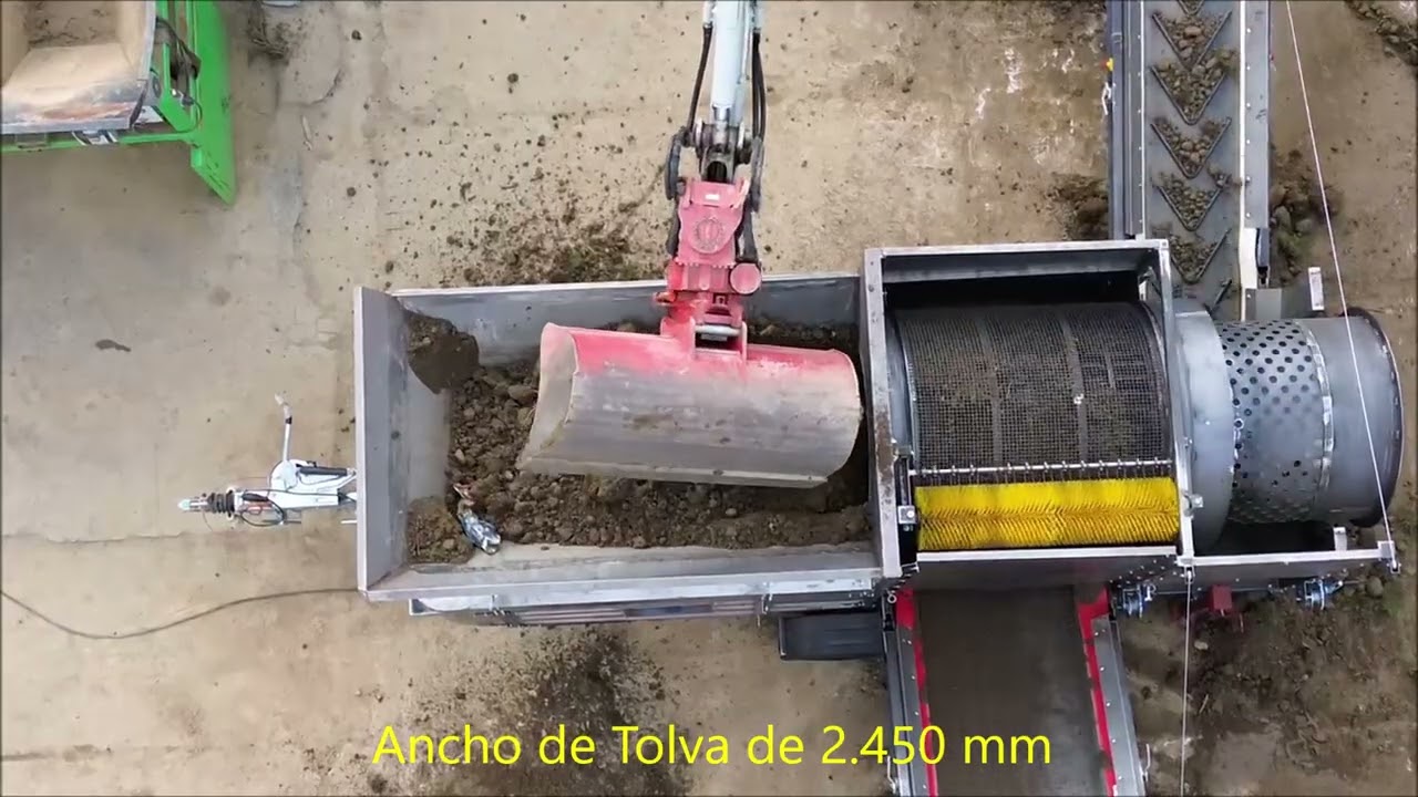 Tromel de cribado. Traserscreen DB-70