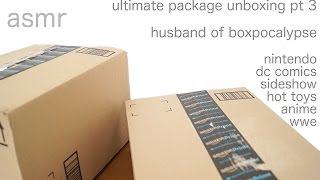 ASMR Husband of BOXPOCALYPSE!! WWE, Anime, and more!! Ultimate Package RELAXATION Unboxing Pt 3!! screenshot 5