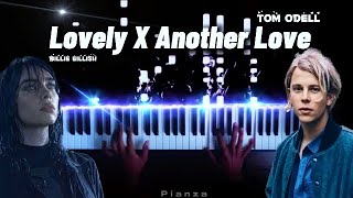 Lovely × Another Love (PIANO COVER MASHUP) Resimi