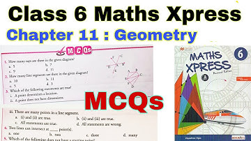 Class 6 Maths Xpress Chapter 11 MCQs | MCQs | Geometry | Class 6 | Maths Xpress | Chapter 11
