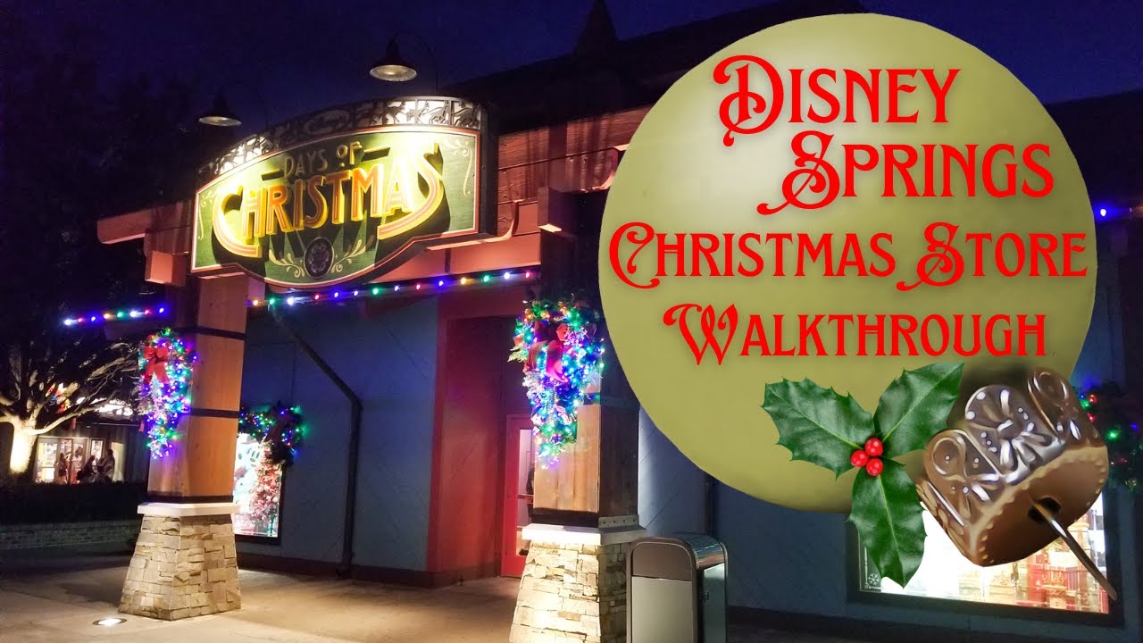 Disney Spring's Christmas Store "Disney's Days of Christmas