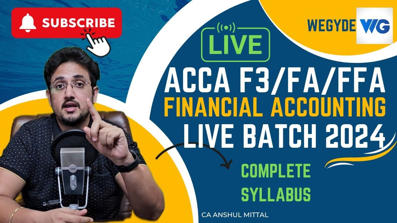 (31) Chapter 26 (comp) | F3/FA - Financial Accounting | Live classes(Wegyde)