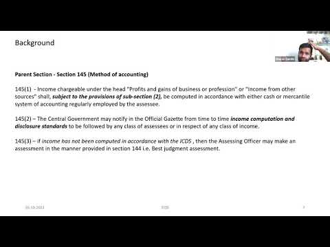 Issues in Income Computation & Disclosure Standards (ICDS) I to V (Part-1) - Adv. Dharan Gandhi