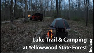 Lake Trail & Camping | at Yellowwood State Forest | Indiana