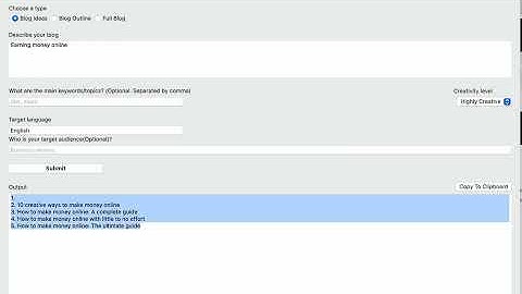 Using Elephas to brainstorm blog ideas and outline
