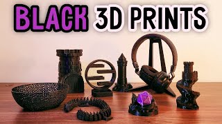 Top 28 Best BLACK 3D Prints