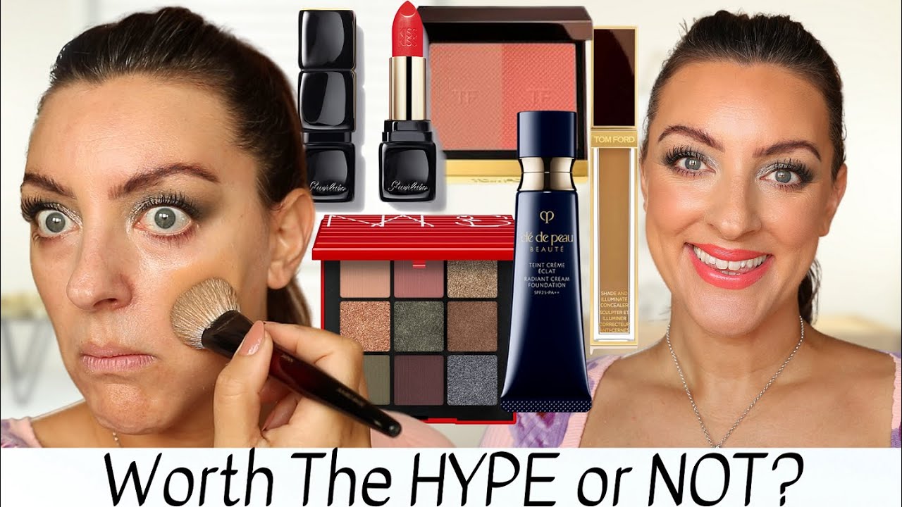 TRYING NEW MAKEUP  Nars, Tom Ford, Cle De Peau & MORE! 