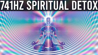 741hz Spiritual Detox 》Energetic Healing 》Black Screen Sleep Music 》Solfeggio Frequencies