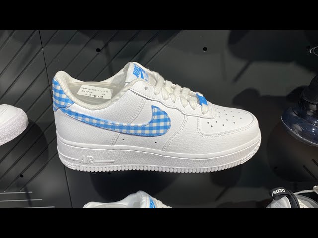 Nike Air Force 1 Low Gingham Plaid/University Blue DZ2784-100