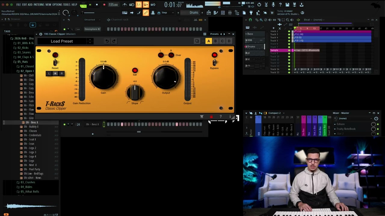 Roofa Multi Platinum Producer Making RnB Beat live for (Tory Lanez x Chris Brown)  ☔️  I 12.25