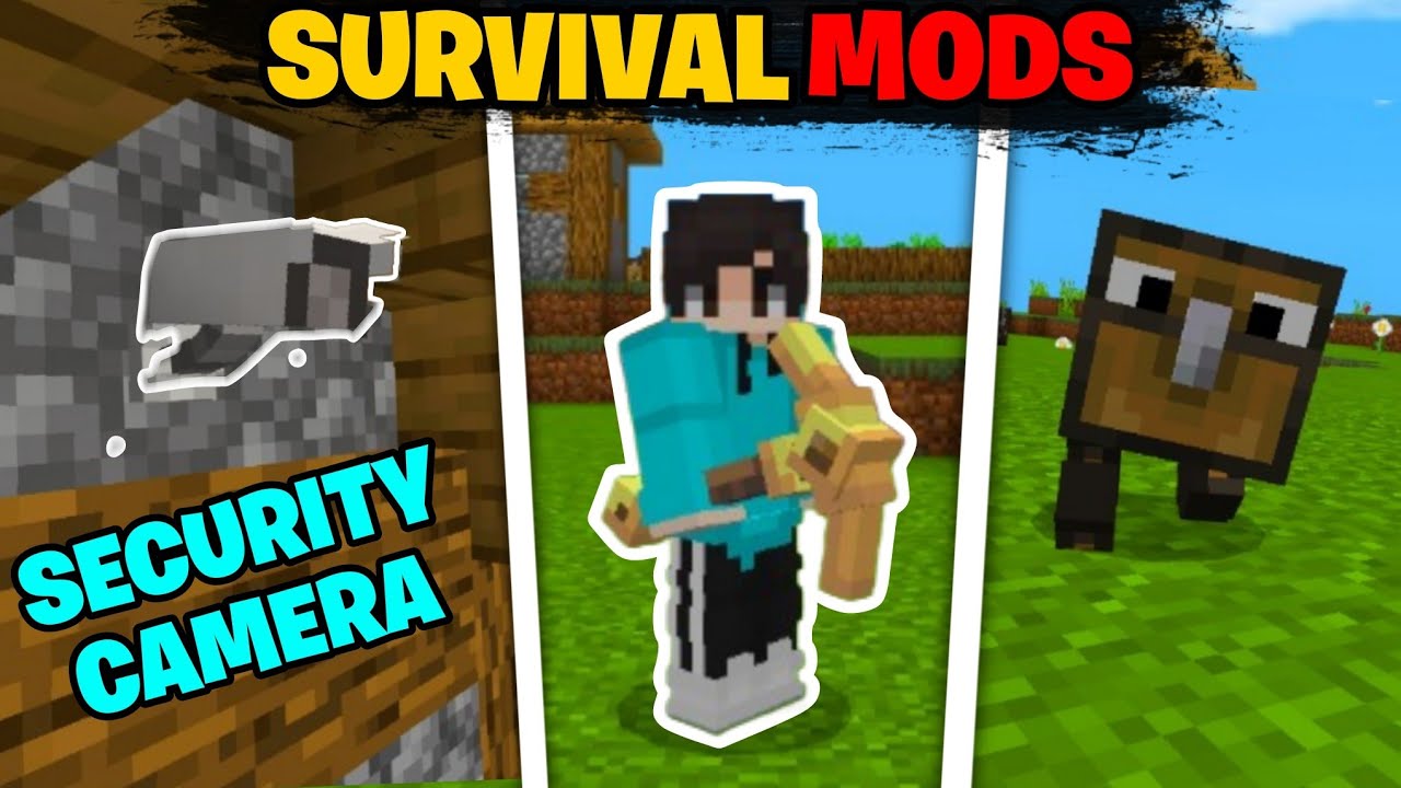 Top 5 Survival mods for Minecraft pe 1.21+ 🔥 | Best mods for Minecraft ...