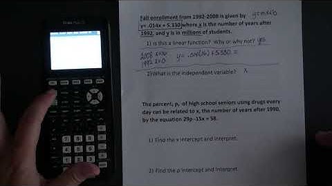 Math 1483 Section 1.3 Linear Functions - Lesson 2