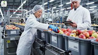Amazing High-Tech Sorting: Inside the Apple Processing Factory I Industrial Sorting