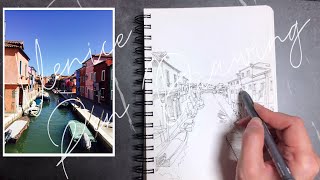 일러스트 펜 하나로 그리는 베네치아 풍경 Pendrawing Venice