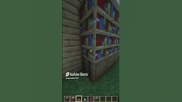 Bookshelf Tutorial In Minecraft #shortsfeed #minecraft #10m #20m #shorts #short #hack #goviral #1m 2