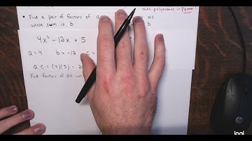 Knewton Alta Assignment - Section 7.3: Factoring Trinomials with a Leading Coefficient Other Than 1