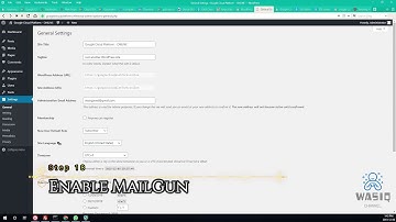 [19/22] STEP 18 : Enable MailGun [Easily Host WordPress Website with Google Cloud - 2020]