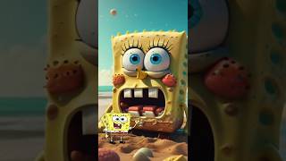 all Characters SpongeBob on the Beach #spongebob #cartoon #shorts